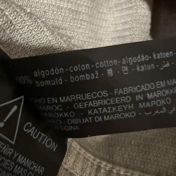 Zara Mint Green Women Corduroy Button Up Shacket Large Overized Fall Chic Casual - Picture 6 of 8